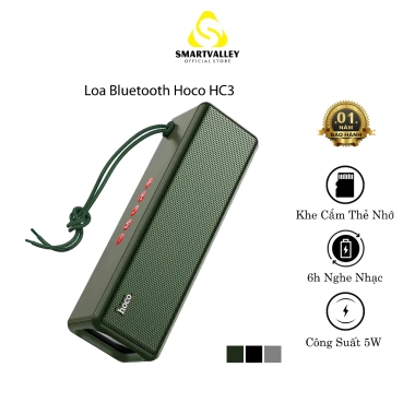 Loa Bluetooth Hoco HC3 - 5W, Pin 2.400mAh, 6h Nghe Nhạc, USB va Thẻ Nhớ, Giá 299.000đ 10