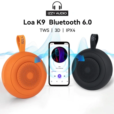 Loa Bluetooth IZZY K9 6.0 Bass mạnh TWS IPX4 Pin 22h Hỗ trợ thẻ nhớ Giá 198.000đ Loa Bluetooth IZZY K9 6.0 Bass mạnh TWS IPX4 Pin 22h Hỗ trợ thẻ nhớ Giá 198.000đ