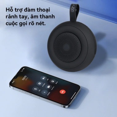 Loa Bluetooth IZZY K9 6.0 Bass mạnh TWS IPX4 Pin 22h Hỗ trợ thẻ nhớ Giá 198.000đ