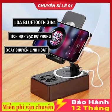 Loa Bluetooth K1 3 trong 1 - Sạc dự phòng, Giá đỡ điện thoại xoay 360, bàn gập chống trượt, chỉ 25.000₫ 8
