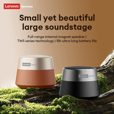 Loa Bluetooth Lenovo HD103 TWS Hi-Fi Stereo - Pin dung lượng lớn, Bluetooth 5.4, âm thanh sống động, di động