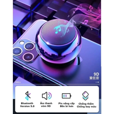 Loa Bluetooth M3 nhỏ gọn, đa màu, âm thanh tuyệt vời, kết nối 2 máy, giá chỉ 18.000 VND 9