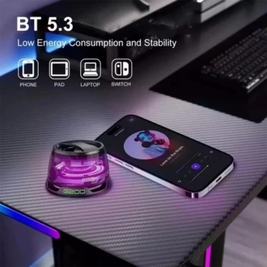 Loa Bluetooth Mini EDIFIER G200 – Nam châm, trong suốt, LED RGB, pin 7h, 73.500₫