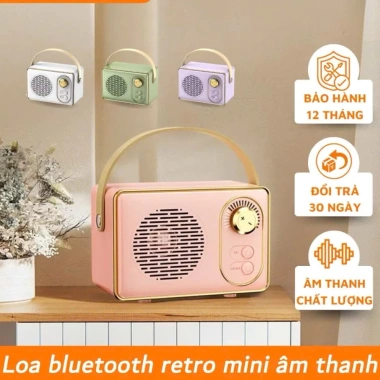 Loa Bluetooth Mini Không Dây Di Động Âm Trầm Chất Lượng Cao Hỗ Trợ USB Thẻ Nhớ 99k 2