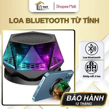 Loa Bluetooth Mini MX G300 THT Không Dây Nam Châm Di Động Đỡ Điện Thoại 109.000đ