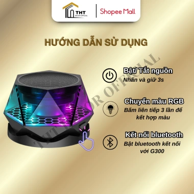 Loa Bluetooth Mini MX G300 THT Không Dây Nam Châm Di Động Đỡ Điện Thoại 109.000đ 7