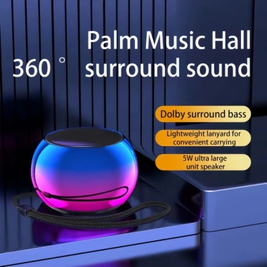 Loa Bluetooth Mini Siêu Trầm, Pin Dài, Nhỏ Gọn, Dây Treo, Hỗ Trợ TWS - Giá 65.999đ