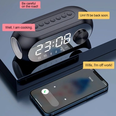 Loa Bluetooth Mini SPANIC S8 không dây - báo thức, FM, đa chức năng, giảm giá 225k 2