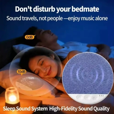 Loa Bluetooth siêu mỏng NEDFSXG Mini MP3 5.4 - Âm thanh HiFi, ngủ ngon hơn 9