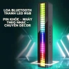 Loa Bluetooth thanh LED RGB nháy theo nhạc, loa kép, màn lọc âm, pin trâu, decor đa chế độ - 200k