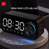 Loa Bluetooth UKIO đồng hồ LCD, âm thanh sinh động, đèn LED, 2 báo thức – Giá chỉ 319.000₫ 2