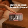 Loa Bluetooth và Đồng hồ báo thức màn hình gương LED, FM Radio Giá chỉ 119.000₫ 6