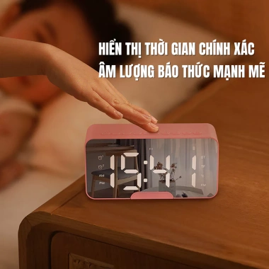 Loa Bluetooth và Đồng hồ báo thức màn hình gương LED, FM Radio Giá chỉ 119.000₫ 6 Loa Bluetooth và Đồng hồ báo thức màn hình gương LED, FM Radio Giá chỉ 119.000₫ 6