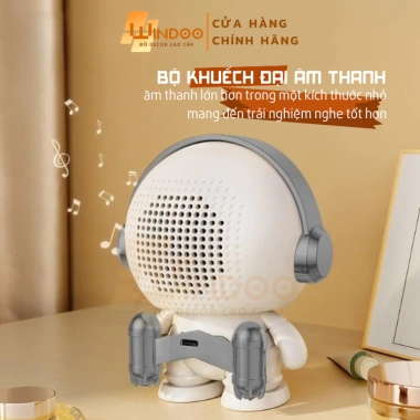 Loa Bluetooth Windoo WD98 - Phi Hành Gia, Di Động, Âm Thanh Sâu, Giá 219.000₫