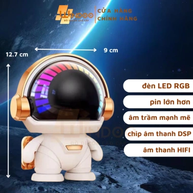 Loa Bluetooth Windoo WD98 - Phi Hành Gia, Di Động, Âm Thanh Sâu, Giá 219.000₫