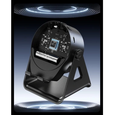 Loa Bluetooth ZJ-08 cảm ứng tự động không dây, giá đỡ xoay 360°, đèn RGB, âm thanh to rõ – chỉ 159.000₫