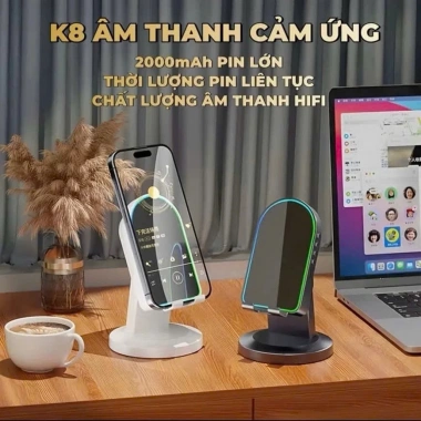 Loa Cảm Ứng K8 Không Dây 3 trong 1 - Chân Đế Đa Năng, Bluetooth, Giá 45.000₫