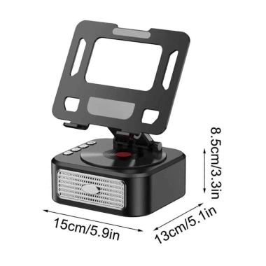 Loa Đế Máy Tính Bảng Xoay HZLING Bluetooth 5.3 3‑trong‑1, Đế Chống Trượt, Gập Lại Giá 220k