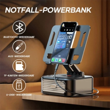 Loa Đế Máy Tính Bảng Xoay HZLING Bluetooth 5.3 3‑trong‑1, Đế Chống Trượt, Gập Lại Giá 220k