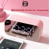 Loa đồng hồ đa chức năng HSON Bluetooth mini, báo thức, FM, LED tráng gương – 189.000đ 3