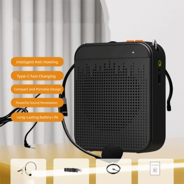 Loa HOUCHU K5 Bluetooth, Đài FM, khuếch đại không dây, âm thanh nhẹ, 203.830₫
