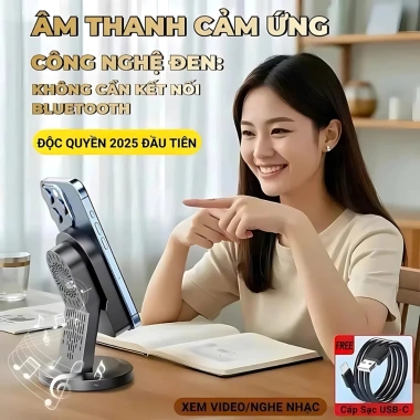 Loa K8 SOPMEDIA 3in1 cảm ứng không dây - Bluetooth, giá đỡ, gương trang điểm, chỉ 230.000₫