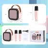 Loa karaoke mini cho bé – Bluetooth, 2 mic không dây, karaoke luxni, giá chỉ 99.750₫
