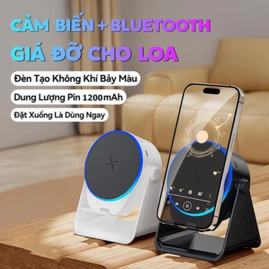 Loa Không Dây Đa Chức Năng, Chân Đế, Âm Thanh Cảm Ứng, Bluetooth Tối Ưu - 155k 2