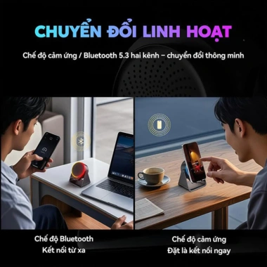 Loa Không Dây Đa Chức Năng, Chân Đế, Âm Thanh Cảm Ứng, Bluetooth Tối Ưu - 155k 7