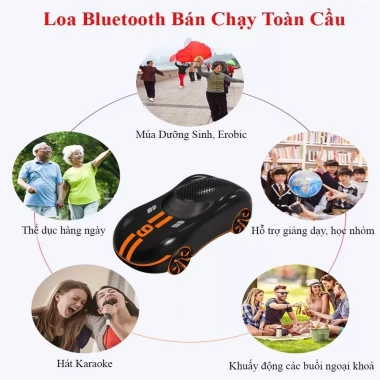 Loa Mô Hình Ô tô HM-999 2.025 – Cao Cấp, Bluetooth, IPX4, Giá chỉ 199.000₫ 8