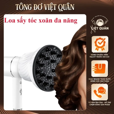 Loa sấy tóc xoăn đa năng, đầu ống sấy tóc xoăn to - Giá 110.000đ, giảm ngay