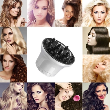 Loa Sấy Tóc Xoăn Universal Curly Hair Hood Diffuser Hoangrandy - Phù hợp mọi loại máy sấy, chỉ 110k
