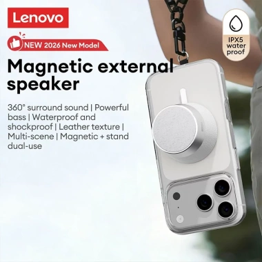 Loa từ tính Lenovo HD103Pro TWS Bluetooth 5.4 Hi-Fi Stereo IPX5, giá đỡ điện thoại, chống nước 296.100 VND