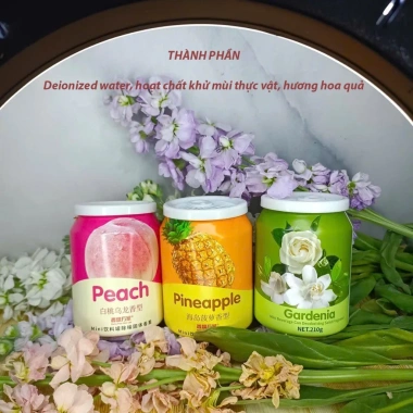 Lon sáp thơm Mini Triết chiết từ hoa quả thiên nhiên - Khử mùi, chống say xe hiệu quả Mộc Lan Yêu Xe - Giá 82.000đ