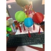 Lồng đèn mini 7.5cm đủ màu vải lụa chống nước - Trang trí Tết, Trung Thu, cafe, 100k 4