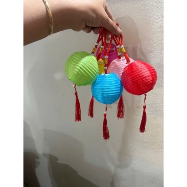 Lồng đèn mini 7.5cm đủ màu vải lụa chống nước - Trang trí Tết, Trung Thu, cafe, 100k 7 Lồng đèn mini 7.5cm đủ màu vải lụa chống nước - Trang trí Tết, Trung Thu, cafe, 100k 7