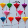 Lồng đèn vải nỉ 28cm - Trang trí Tết Sẻ Lớn, Giá chỉ 85.500₫ (Giảm giá)