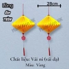 Lồng đèn vải nỉ 28cm - Trang trí Tết Sẻ Lớn, Giá chỉ 85.500₫ (Giảm giá) 3