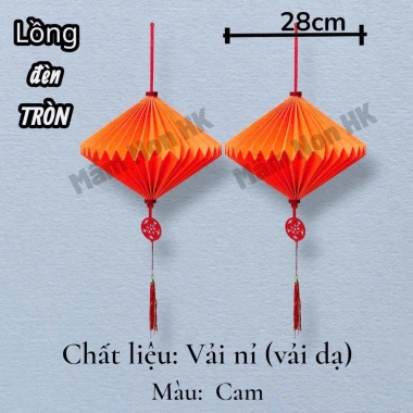 Lồng đèn vải nỉ 28cm - Trang trí Tết Sẻ Lớn, Giá chỉ 85.500₫ (Giảm giá) 10 Lồng đèn vải nỉ 28cm - Trang trí Tết Sẻ Lớn, Giá chỉ 85.500₫ (Giảm giá) 10