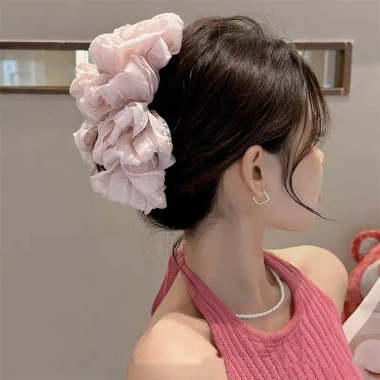 Lông Tơ Nơ Lớn Nhẹ Nhàng Siêu Cổ Tiệc - Kẹp Tóc Cá Mập Độc Đáo Giá 42.743₫