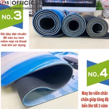 Lót Chuột Pad 3D Đẹp May Bo Viền Chắc Chắn 80x30/21x26 - Bền Bỉ Giá Rẻ 35k 3