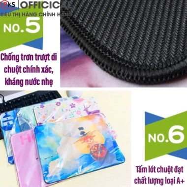 Lót Chuột Pad 3D Đẹp May Bo Viền Chắc Chắn 80x30/21x26 - Bền Bỉ Giá Rẻ 35k 4