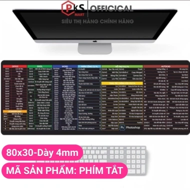 Lót Chuột Pad 3D Đẹp May Bo Viền Chắc Chắn 80x30/21x26 - Bền Bỉ Giá Rẻ 35k 10