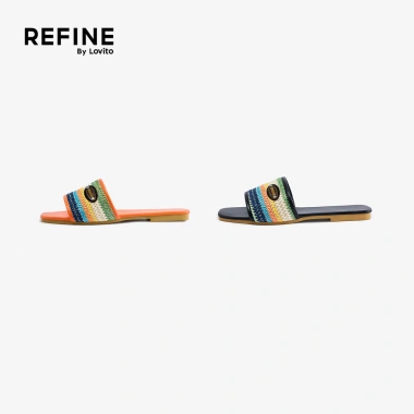 Lovito Refine Dép sandal bệt nữ tóc tết thanh lịch LR28E038 - Đệm êm, cao cấp 7 Lovito Refine Dép sandal bệt nữ tóc tết thanh lịch LR28E038 - Đệm êm, cao cấp 7