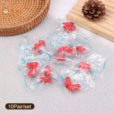 LTIOMJ 10 Cặp Nút Tai Xốp Khử Tiếng Ồn - Cô Lập, Chống Bụi, Mài Mòn, Linh Hoạt 10