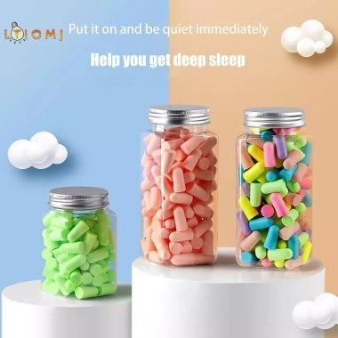 LTIOMJ 24/60 Cái Chống Ồn – Tai cắm cách âm dùng 1 lần, giảm tiếng ồn ngủ thân thiện da