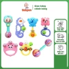 Lục lạc Babysun 7 Món cho Bé sơ sinh 0-6 tháng - Xúc xắc phát triển giác quan, vận động tinh, giảm giá 20k 10