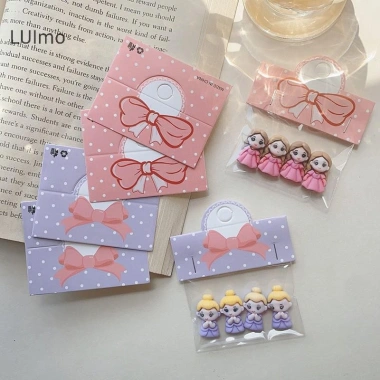 Luimo 100 Thẻ Giấy Gập Lại Nơ Bao Bì Trang Sức Handmade Thẻ Bán Lẻ Hoa Hiển Thị SBS Giá Ưu Đãi 51.516 VND