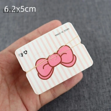 Luimo 100 Thẻ Giấy Gập Lại Nơ Bao Bì Trang Sức Handmade Thẻ Bán Lẻ Hoa Hiển Thị SBS Giá Ưu Đãi 51.516 VND 8