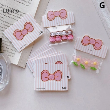 Luimo 100 Thẻ Giấy Gập Lại Nơ Bao Bì Trang Sức Handmade Thẻ Bán Lẻ Hoa Hiển Thị SBS Giá Ưu Đãi 51.516 VND 10